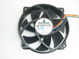 SilentMatic SFC9225HU-12P DC12V 0.52A 9525 4Pin 95mm 95x95x25mm Cooling FAN