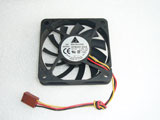 Delta Electronics EFB0612HA F00 DC12V 0.18A 6010 6CM 60mm 60x60x10mm 3Pin 3Wire Cooling Fan