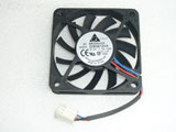 Delta Electronics EFB0612HA 5S04 DC12V 0.18A 6010 6CM 60mm 60x60x10mm 3Pin 3Wire Cooling Fan