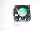 Nidec 7x08v J1 TA225DC B34605-33AST 6025 DC12V 0.58A 60x60x25mm 3Pin Fan