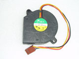 Y.S TECH BD1250159B 2F DC12V 2.88W 5115 5CM 51mm 51x51x15mm 3Pin 3Wire Cooling Fan