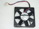 ADDA AD0812HB-D76 8015 DC12V 0.18A 80x80x15mm 3Pin Fan