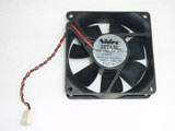 Nidec D08T-12PM S 8025 DC12V 0.12Amp 80x80x25mm 3Pin Fan