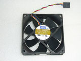 AVC DS08025B12U DW014:A00 64CFM 8025 DC12V 0.07A P124 80x80x25 5Pin Fan