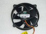 Cooler Master A9225-22RB-3AN-F1 DC12V 0.15A 9525 9CM 95mm 95X95X25mm 3Pin 3Wire Cooling Fan