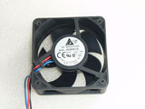 DELTA ELECTRONICS-7V06 DC12V 0.16A 6025 6CM 60MM 60X60X25MM 3pin Cooling Fan