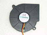 ROHS CoolJag DC12V 7515 7.5CM 75MM 75X75X15MM 3pin Cooling Fan