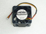 SANYO DENKI 9GV0412P3J11 DC12V 0.60A 4028 4CM 40MM 40X40X28MM 4pin Cooling Fan