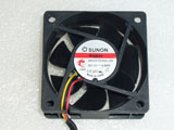 SUNON MB60251V2-000C-G99 DC12V 0.89W 6025 6CM 60MM 60X60X25MM 3pin Cooling Fan