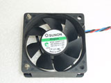 SUNON KDE1206PTV2 MS.B3224.A.GN  DC12V 1.2W 6025 6CM 60MM 60X60X25MM 4pin Cooling Fan