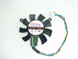 Firstd FD5010U12S DC12V 0.22A 4510 4.5CM 45MM 45X45X10MM 4pin Cooling Fan