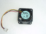 Nidec D04XL-12P2S2 A DC12V 0.53A 4028 4CM 40MM 40X40X28MM 3pin Cooling Fan