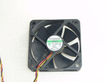 SUNON GM1206PHV2-A 13.B2025.R.X.GN DC12V 1.0W 60X60X15MM 3pin Cooling Fan