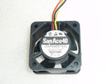 SANYO DENKI 109P0405F601 DC5V 0.25A 4020 4CM 40MM 40X40X20MM 3pin Cooling Fan