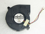 SANYO DENKI 9BD24SD6-20 7CM DC24V 0.14A 4pin Cooling Fan