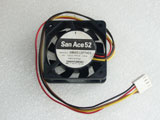 Sanyo Denki 9PH0512P7H03 DC12V 0.10A 5215 5.2CM 52MM 52X52X15MM 4pin Cooling Fan