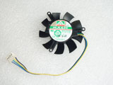 Protechnic MGT5012XF W10 DC12V 0.19A 4510 4CM 45mm 45X45X10mm 4Pin 4Wire Graphics Cooling Fan