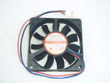 EVERCOOL EC7015M12CA DC12V 0.18A 2.16W 7015 7CM 70MM 70X70X15MM 3pin Cooling Fan