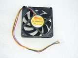 DC BRVSHLESS DC12V 7015 7CM 70MM 70X70X15MM 4pin Cooling Fan