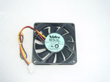 Nide D07R-12T2S4A MR 7015 7CM DC12V 0.10A 70X70X15MM 3pin Cooling Fan