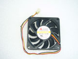 Y.S.TECH FD127015MB DC12V 0.19A 7015 7CM 70MM 70X70X15MM 3pin Cooling Fan