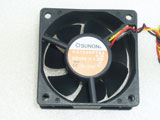 SUNON KD1206PTS2 H.M DC12V 1.3W 6025 6CM 60MM 60X60X25MM 3pin Cooling Fan