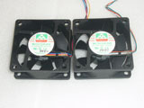 Protechnic MGT6012UB-W25 DC12V 0.38A 6025 6cm 60mm 60X60X25mm 8pin Cooling Fan