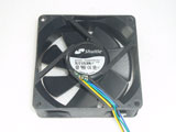 shuttle DA08025B12U P008 DC12V 0.35A 8025 8CM 80mm 80x80x25mm 4Pin Cooling Fan