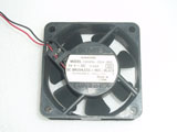 NMB-MAT 2408NL-05W-B50 S01 DC24V 0.09A 6020 6CM 60mm 60x60x20mm 2Pin Cooling Fan