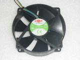 TOP MOTOR DF129225PL DC12V 0.24A 9525 9.5CM 95mm 95x95x25 4Pin 4Wire Cooling Fan