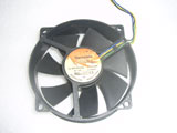 Everflow Thermaltake TT-9025A F129025SM DC12V 0.18AMP 95x95x25mm 4Pin Cooling Fan