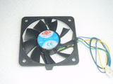 TOP MOTOR DF127720BM A DC12V 0.50A 7520 7.5CM 75MM 75X75X20MM 4pin Cooling Fan