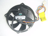 Cooler Master A9225-22RB-3AN-F1 DF0922512RFMN E255988-CF 95x95x25mm 4Wire CPU Cooling Fan