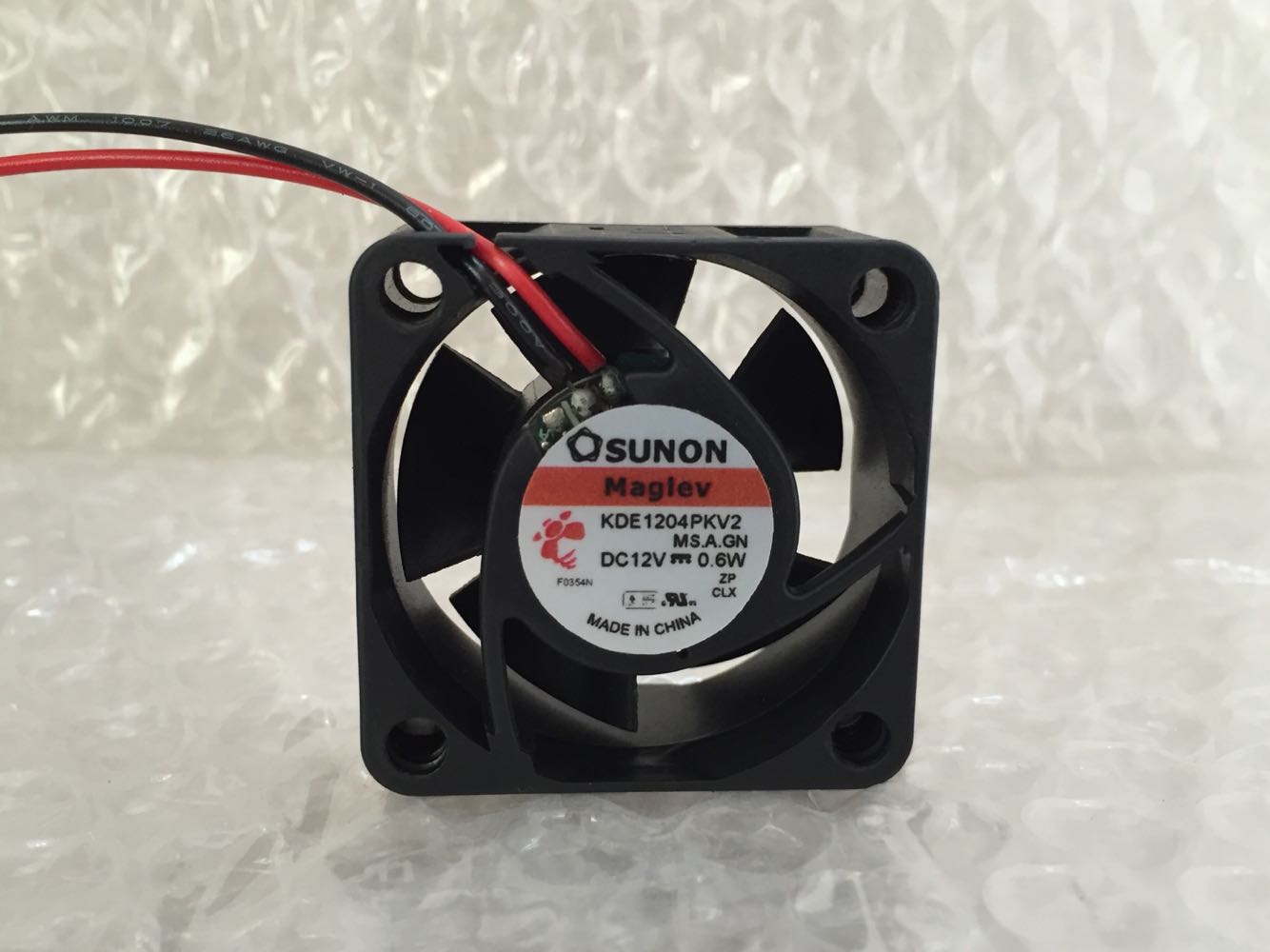 SUNON KDE1204PKV2 MS.A.GN DC12V 0.6W 4020 4CM 40MM 40x40X20MM 2Pin 2Wire Cooling Fan