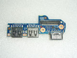 HP EliteBook 840 G1 ZBook 14 VGA Jack Dual USB Port Board 6050A2559201-USB-A02 6050A2559201