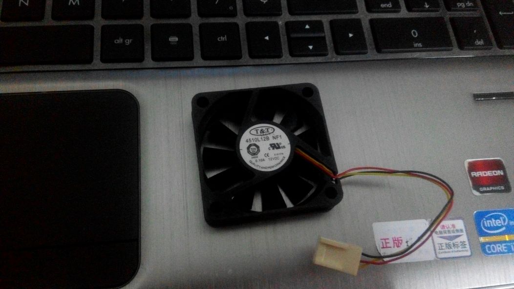 T&T 4510L12B NF1 4510 Cooling Fan 0.10A 12VDC 3Pin