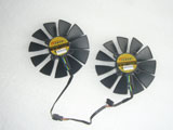 ASUS STRIX GTX970 980 780 STRIX-R9285 FD10015H12S DC12V 0.55A Graphics Card Cooling Fan