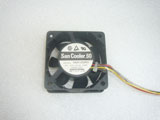 SANYO DENKI 9A0612G403 DC12V 0.24A 6025 6CM 60MM 60X60X25MM 3pin Cooling Fan