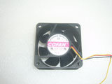 COFAN F-625H12B DC12V 0.25A 6025 6CM 60MM 60X60X25MM 3pin Cooling Fan