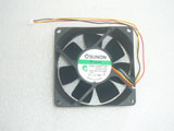 SUNON KDE1208PTV3 13.MS.AF.GN DC12V 0.8W 8025 8cm 80mm 80X80X25mm 3pin Cooling Fan