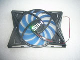 HIS HD4850 6750 6570 6670 Swiss Design 138x98mm 2Pin Video Display Graphics Card GPU Cooling Fan