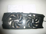 Sapphire R9 280X HD7950 HD7970 DC12V 4Pin 2x 4Wire Graphics Card Heatsink Cooling Fan