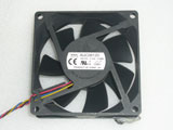 ASUS 13G075178071H2 Delta Electronics AUC0812D A7M85 DC12V 0.70A 8CM 80mm 80X80X25mm 4Pin Cooling Fan