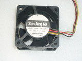 SANYO DENKI 9G0612P1G05 DC12V 1.54A 6038 6CM 60mm 60x60x38mm 4pin Cooling Fan