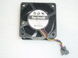 DELL PowerEdge 2950 9G0612P1J0318 YW880-A00 69CFM DC12V 2.1A PR272 60x60x38mm 4pin Cooling Fan