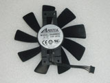 Sapphire R9 380 2G D5 R9 380 4G D5 OC GAA8B2U PFTA 100mm 100*100*15mm Video Graphics Card Cooling Fan