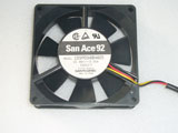 SANYO DENKI 109P0948H405 DC48V 0.06A 9225 9.2CM 92mm 92x92x25mm 3pin Cooling Fan