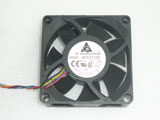 DELTA AFC0712D 6M59 DC12V 0.66A 7025 7CM 70mm 70x70x25mm 4Pin 4Wire Cooling Fan