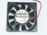 SANYO DENKI 109P0824M609 DC24V 0.07A 8020 8CM 80mm 80x80x20mm 3Pin 2Wire Cooling Fan