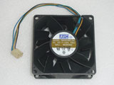 AVC DB08038B12M PS02 DC12V 0.6A 8038 8CM 80mm 80x80x38mm 4Pin Cooling Fan